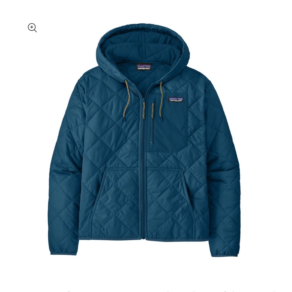 Patagonia Diamond Quilted Bomber Hoodie Women’s Jacket Small